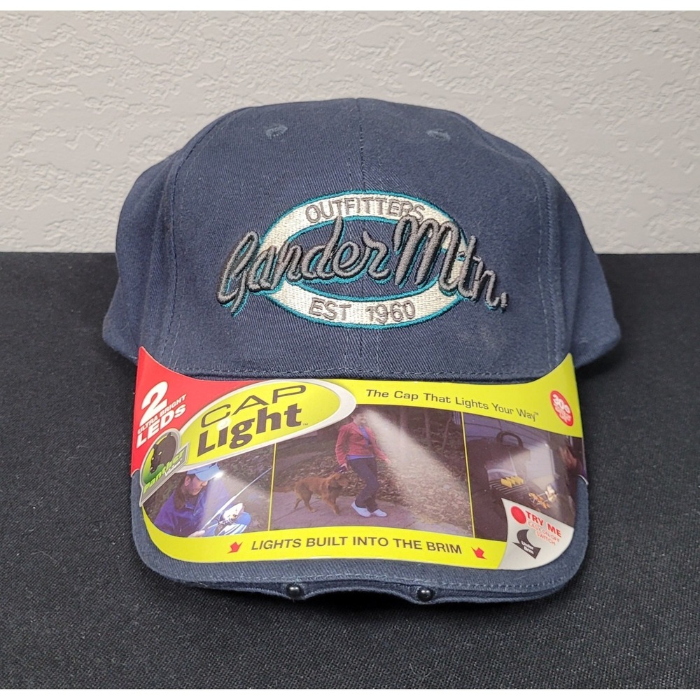 New Panther Vision Gander Mountain Ultra Bright LED Hat One Size Fits Most Blue